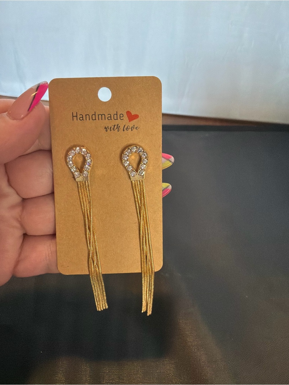 Gold inspired  Fringe Drop Earrings - Women Accessories